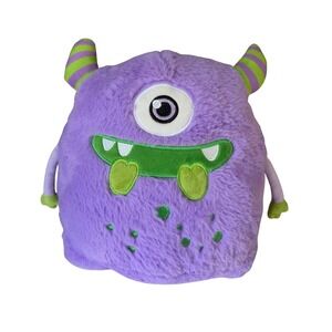 Beastly Bugs Weighted Purple One Eyed Monster Plush 9"